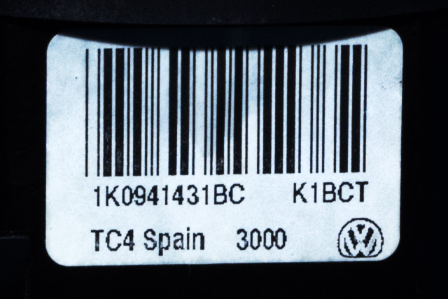 Bryter lys til VW Caddy 2010-2015 (Type III, Fase 2)  (VAG|1K0 941 431 BC|)