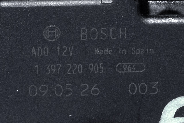 Viskermotor bakrute til BMW 5-Serie 2003-2010 (E60/E61) (E60/E61) (BOSCH|1 397 220 905|)