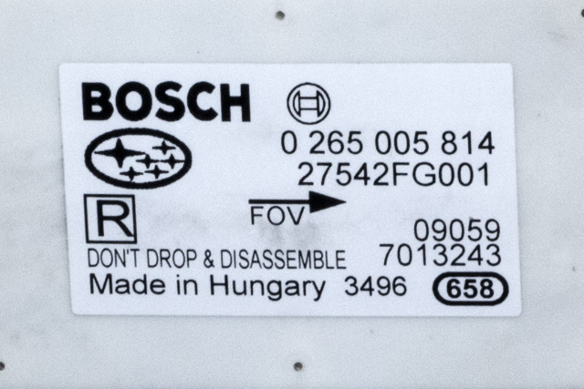 Sensor diverse til Subaru Impreza 2008-2012 (Type III) (BOSCH|0 265 005 814|27542-FG001|)