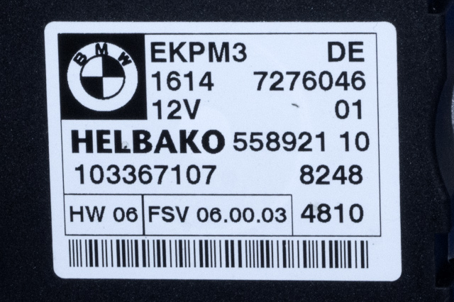 Styreenhet drivstoffpumpe til BMW X5 2007-2013 (E70) (E70) (BMW|16.14-7 276 046|)