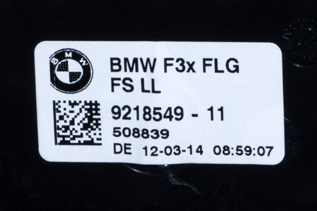 Dashbord friskluftdyse venstre til BMW 3-Serie 2012-2018 (F30/F31/F34) (F30/F31/F34) (BMW|9 218 549-11|)