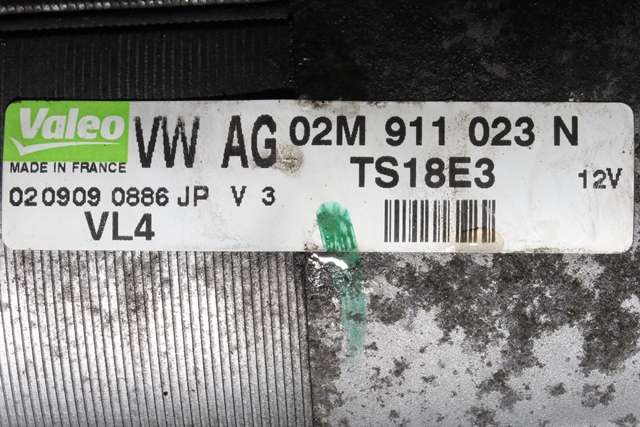 Starter diesel til Škoda Octavia 2009-2013 (Type II, Fase 2)  (VALEO|TS18E3|02M 911 023 N|)