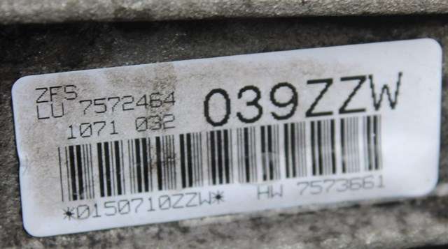 Girkasse automat til BMW 3-Serie 2005-2011 (E90/E91/E92/E93) (E90/E91/E92/E93) (ZF|1071 032 039ZZW|7 572 464. MERKNAD|)