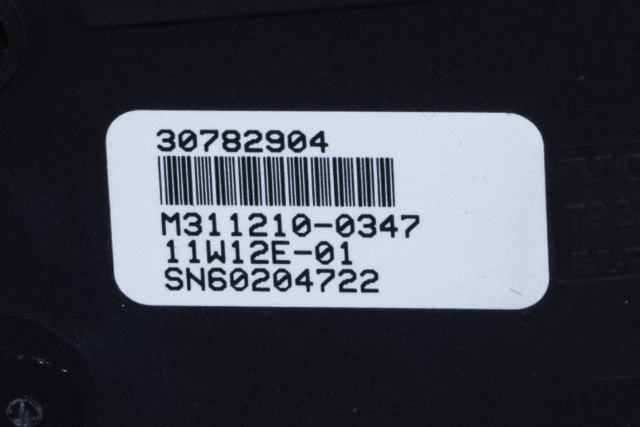 Bilstereo betjeningspanel til Volvo V70 2007-2013 (Type III, Fase 1) (VOLVO|30782904|)