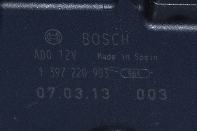 Viskermotor bakrute til BMW 5-Serie 2003-2010 (E60/E61) (E60/E61) (BOSCH|1 397 220 903|)