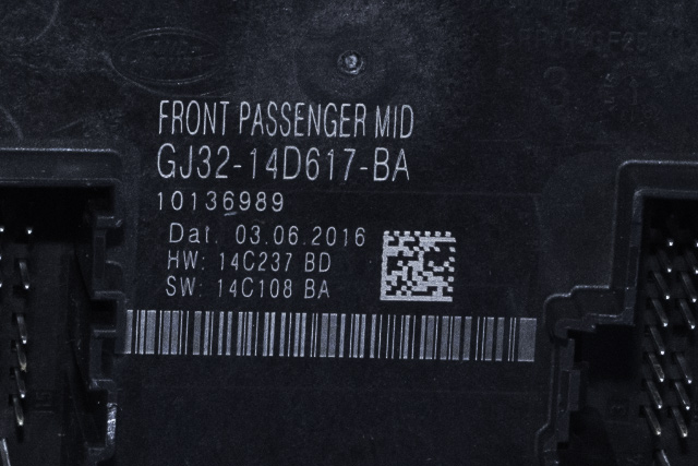 Styreenhet dør høyre foran til Jaguar XF 2015-->> (X260) (X260) (JAGUAR|GJ32-14D617-BA|)