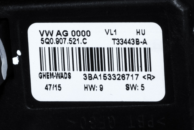 Varmeapparat motor til VW e-Golf 2014-2017 (Fase 1)  (VAG|5Q1 819 021 B|)
