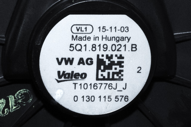 Varmeapparat motor til VW e-Golf 2014-2017 (Fase 1)  (VAG|5Q1 819 021 B|)