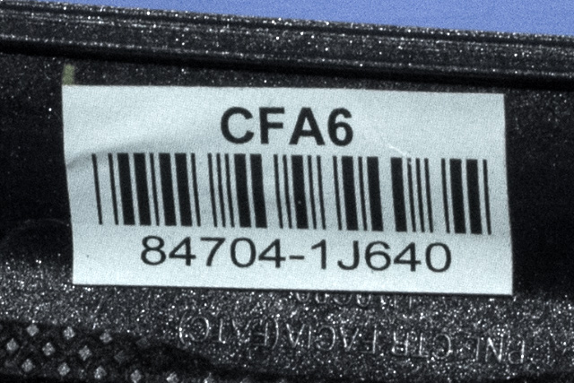 Dashbord friskluftdyse midtkonsoll til Hyundai i20 2009-2014 (Type I)