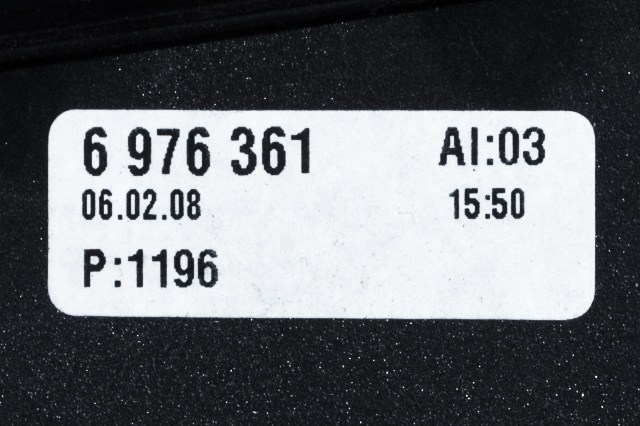 Varmeapparat betjening til BMW 5-Serie 2003-2010 (E60/E61) (E60/E61) (BMW|6 976 361|)