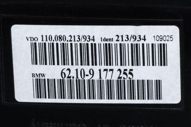 Instrumentpanel til BMW 5-Serie 2003-2010 (E60/E61) (E60/E61) (VDO|110.080.213/934|62.10-9 177 255|)