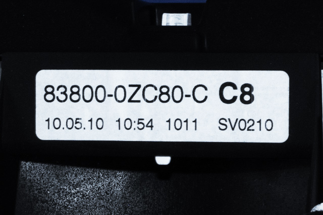Instrumentpanel til Toyota Auris 2010-2012 (Type I, Fase 2) (VDO|A2C53245521|83800-0ZC80-C|)