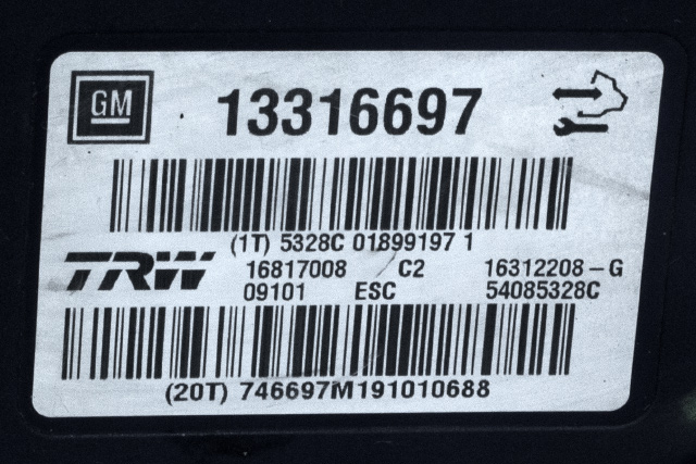 ABS sentral til Opel Insignia A 2009-2014  (GM|13 316 697|)