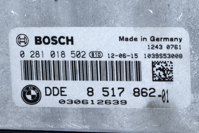 Styreenhet motor til BMW X3 2010-2017 (F25) (F25) (BOSCH|0 281 018 502|8 517 862|)