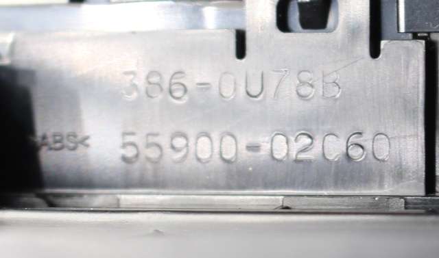 Varmeapparat betjening til Toyota Auris 2015-2019 (Type II, Fase 2) (TOYOTA|55900-02C60|)