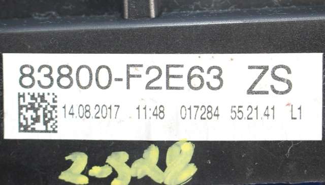 Instrumentpanel til Toyota Auris 2015-2019 (Type II, Fase 2) (TOYOTA|83800-F2E63|)