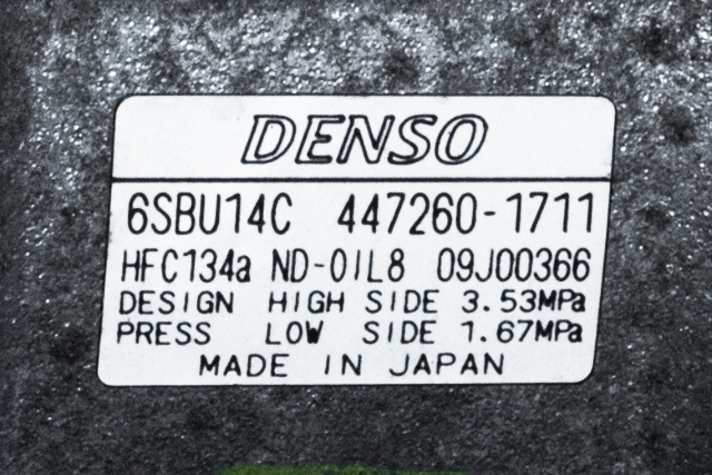Aircondition kompressor til BMW 5-Serie 2003-2010 (E60/E61) (E60/E61) (DENSO|447260-1711|)