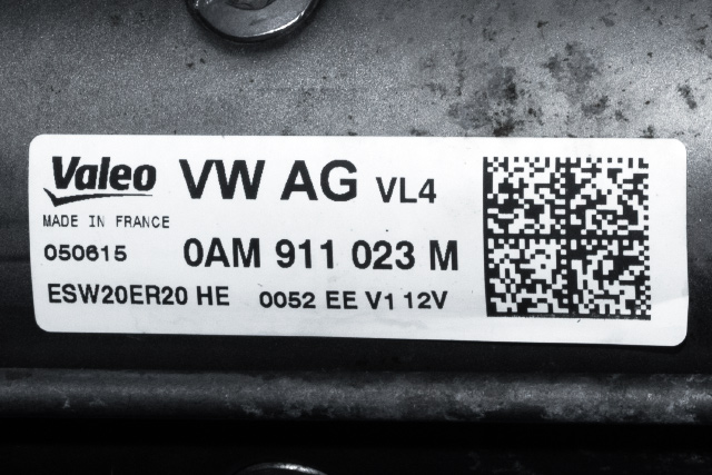 Starter diesel til VW Passat 2015-2019 (Fase 1) (B8) (B8) (VALEO|ESW20ER20|0AM 911 023 M|)