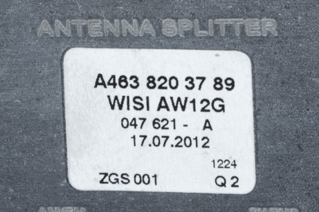 Styreenhet antenne til Mercedes GLK 2008-2015 (X204) (X204) (MERCEDES|A 463 820 37 89|)