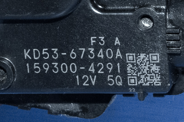 Viskermotor frontrute komplett m/overføring til Mazda CX-5 2012-2017 (Type I)  (DENSO|159300-4291|KD53-67340A|)