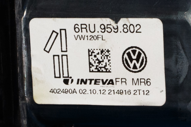 Ruteheis venstre foran til VW Up 2012-2019 (VAG|6RU 959 802|)