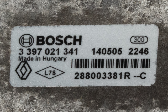Viskermotor frontrute komplett m/overføring til Renault Zoe 2013-2019 (Fase 1)  (RENAULT|2880 03381R|0 390 241 580|)