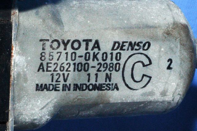 Ruteheis høyre til Toyota Hilux 2012-2016  (DENSO|262100-2980|85710-0K010|)