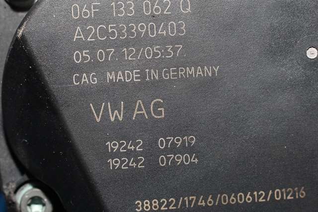 Spjeldhus til Audi A4 2007-2014 (Type IV) (B8) (B8) (VAG|06F 133 062 Q|)