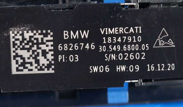 Bryterpanel førersete til BMW 5-Serie 2017-->> (G30/G31) (G30/G31) (BMW|6 826 746|)