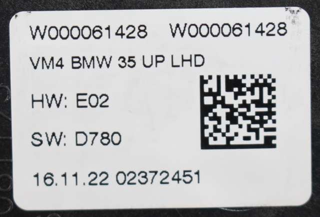 Viskermotor frontrute komplett m/overføring til BMW 5-Serie 2017-->> (G30/G31) (G30/G31) (BMW|7 478 615|)
