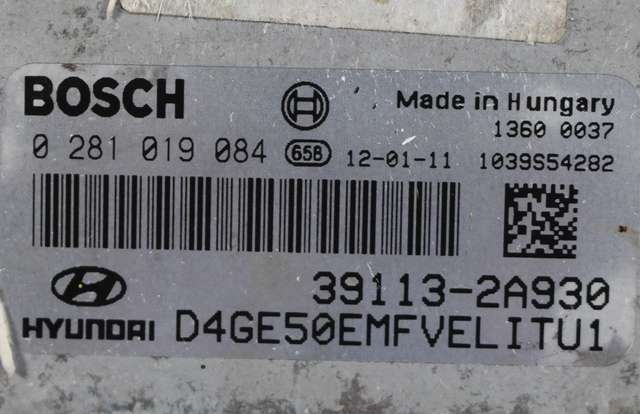 Styreenhet motor til Hyundai i30 2012-2017 (Type II) (BOSCH|0 281 019 084|39113-2A930|)