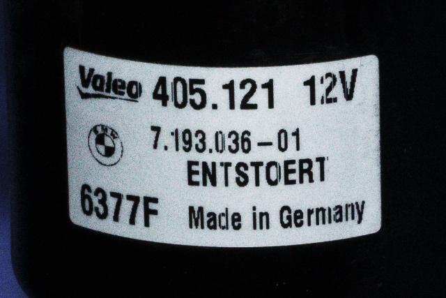 Viskermotor frontrute komplett m/overføring til BMW 1-Serie 2004-2011 (E81/E82/E87/E88) (E81/E82/E87/E88) (VALEO|405.121|7 193 036|)