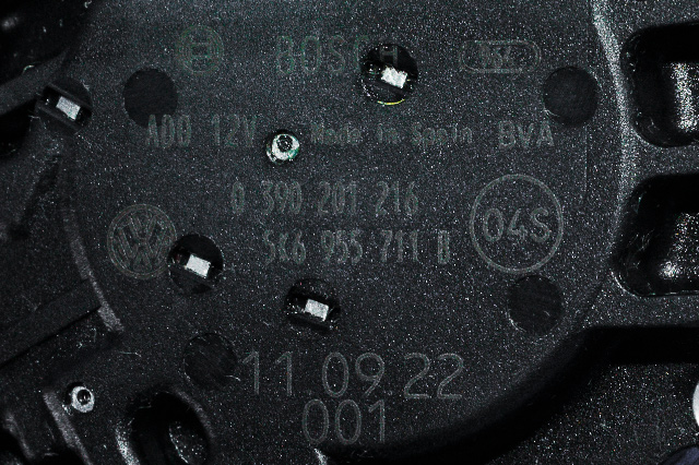 Viskermotor bakrute til VW Golf VI 2008-2012 (BOSCH|0 390 201 216|5K6 955 711 B|)