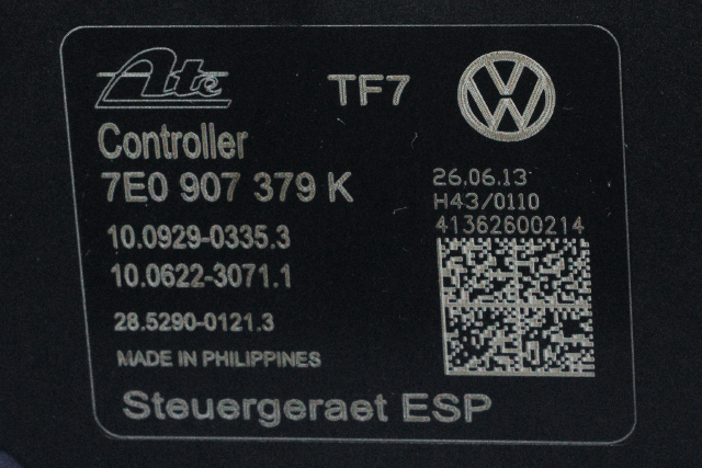ABS sentral til VW Transporter / Caravelle 2009-2015 (Fase 2) (T5) (T5) (VAG|7E0 614 517 H|7E0 907 379 K|)