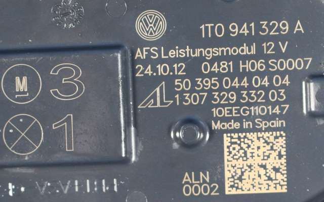 Styreenhet diverse til VW Touran 2010-2015 (Type I, Fase 3)  (VAG|1T0 941 329 A|)