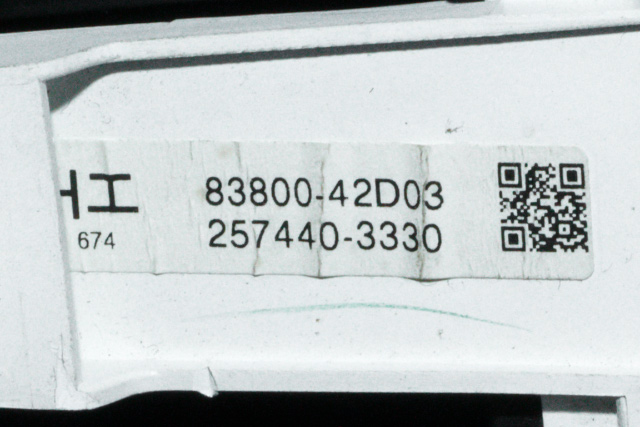 Instrumentpanel til Toyota RAV4 2006-2009 (Type III, Fase 1)  (DENSO|257440-3330|83800-42D03|)