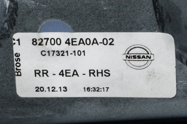 Ruteheis høyre bak til Nissan Qashqai 2014-2021 (Type II) (NISSAN|82700-4EA0A|)