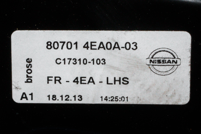 Ruteheis venstre foran til Nissan Qashqai 2014-2021 (Type II) (NISSAN|80700-4EA0A|)