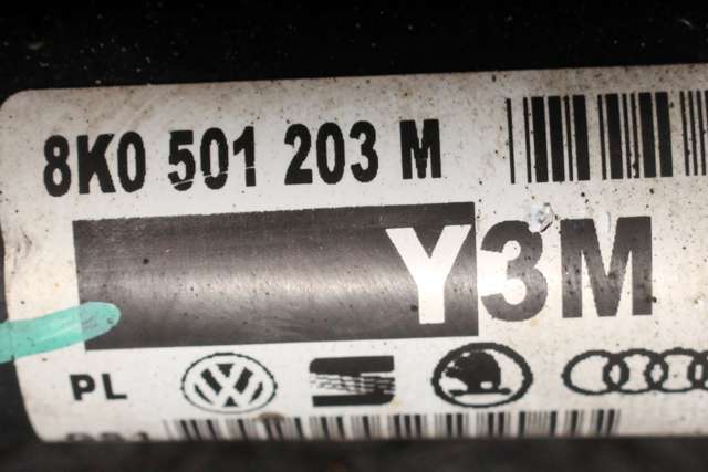 Drivaksel høyre bak, diesel/manuell til Audi A4 2007-2014 (Type IV) (B8) (B8) (VAG|8K0 501 203 M|)