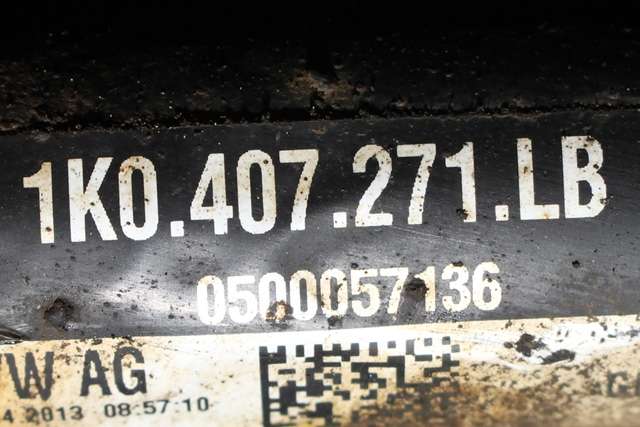 Drivaksel venstre foran, diesel/manuell til VW Touran 2010-2015 (Type I, Fase 3)  (VAG|1K0 407 271 LB|)