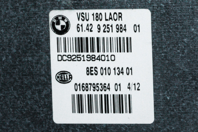 Styreenhet diverse til BMW 3-Serie 2012-2018 (F30/F31/F34) (F30/F31/F34) (HELLA|8ES 010 134-01|61.42-9 251 984|)