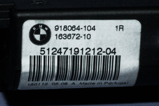 Baklukelås til BMW 3-Serie 2012-2018 (F30/F31/F34) (F30/F31/F34) (BMW|51.24-7 191 212|)