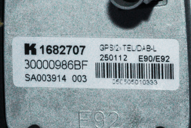 Antenne navigasjon til BMW 3-Serie 2012-2018 (F30/F31/F34) (F30/F31/F34) (BMW|6 959 146|)