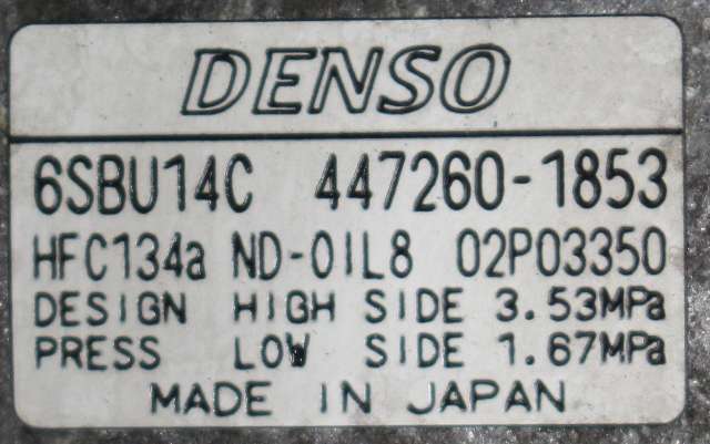 Aircondition kompressor til BMW X1 2009-2015 (E84) (E84) (DENSO|447260-1853|)