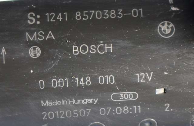 Starter diesel til BMW X1 2009-2015 (E84) (E84) (BOSCH|0 001 148 010|12.41-8 570 383|)