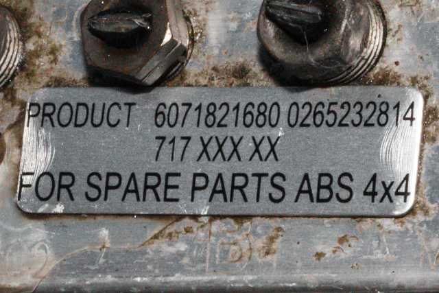 ABS sentral til Citroën Jumpy 2007-2016 (Type II)  