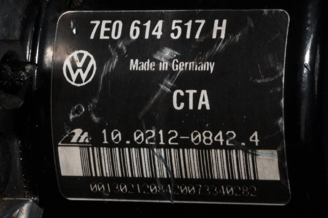 ABS sentral til VW Transporter / Caravelle 2009-2015 (Fase 2) (T5) (T5) (VAG|7E0 614 517 H|7E0 907 379 K|)