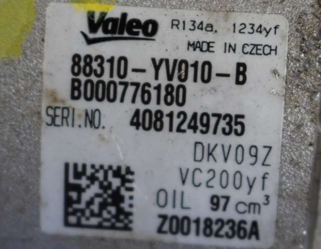 Aircondition kompressor til Toyota Aygo 2014-->> (Type II)  (TOYOTA|88310-YV010-B|)
