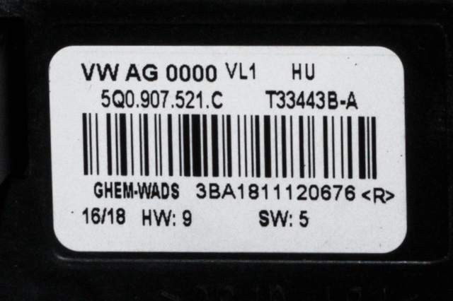 Varmeapparat motor til VW e-Golf 2017-2020 (Fase 2) (VAG|5Q1 819 021 E|)