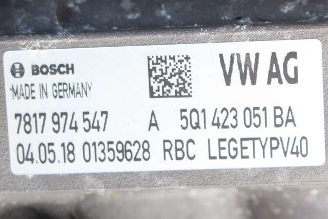 Tannstang elektrisk til VW e-Golf 2017-2020 (Fase 2)  (BOSCH|7 817 974 547|5Q1 423 051 BA. ELEKTRONIKK|)